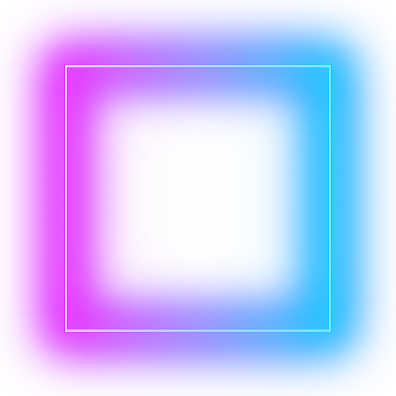 neon frame square