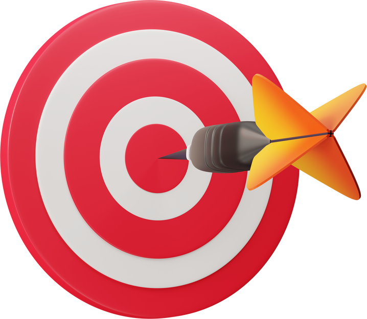 Dart Target Strategy 3d Icon